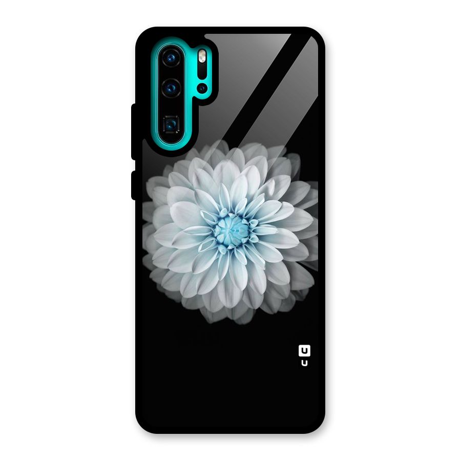 White Bloom Glass Back Case for Huawei P30 Pro