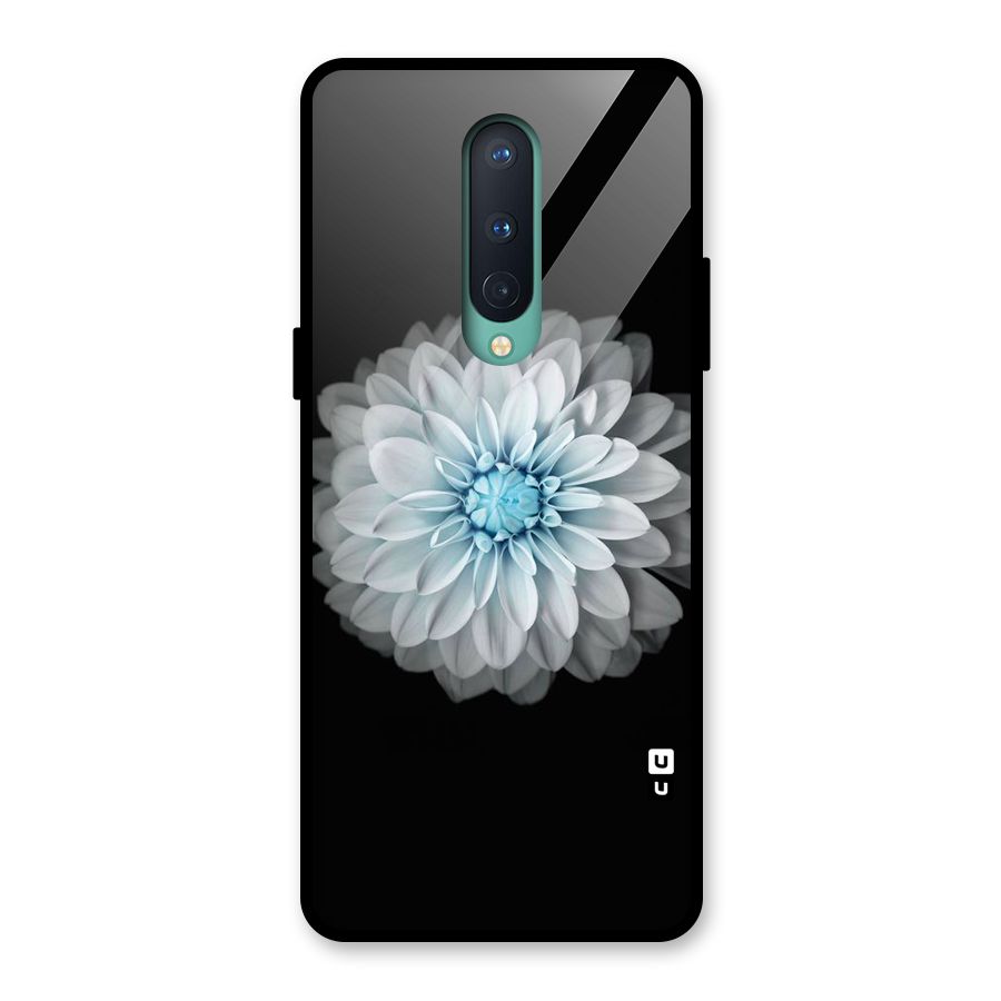 White Bloom Glass Back Case for OnePlus 8