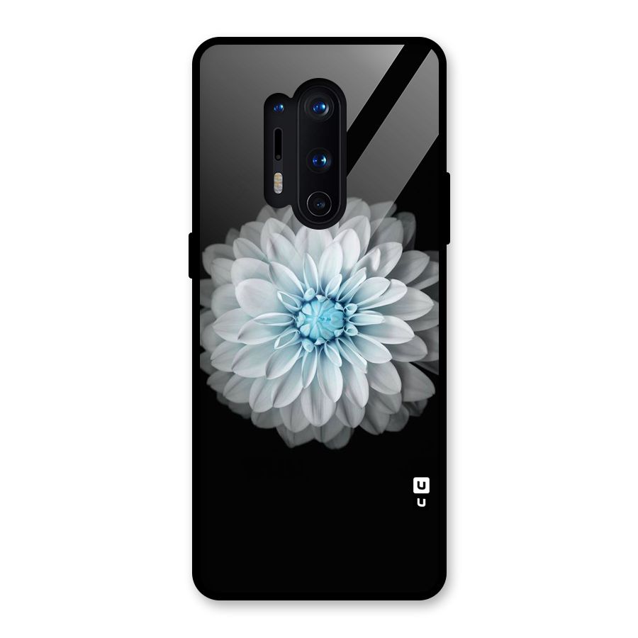 White Bloom Glass Back Case for OnePlus 8 Pro