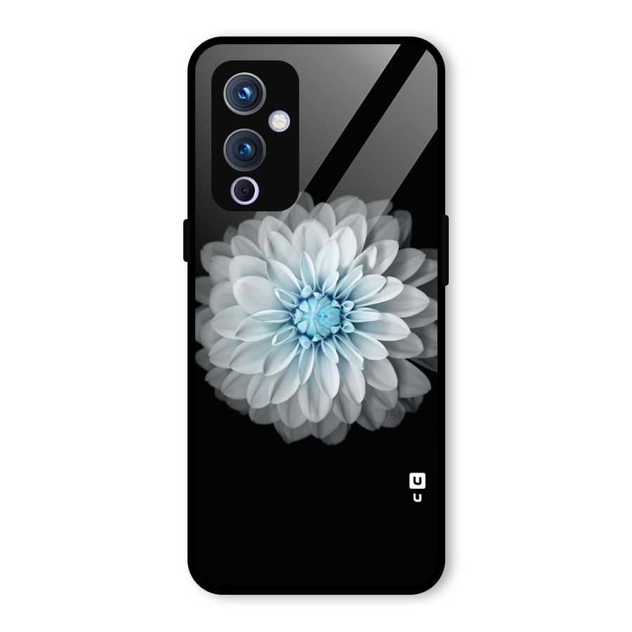 White Bloom Glass Back Case for OnePlus 9