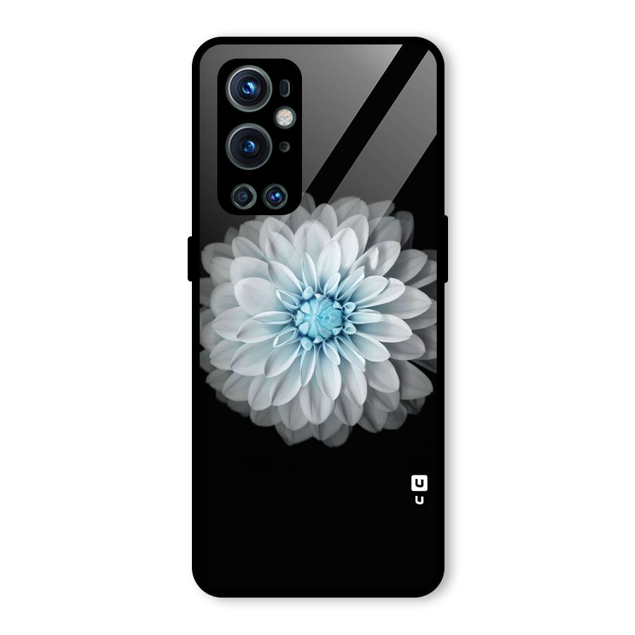 White Bloom Glass Back Case for OnePlus 9 Pro