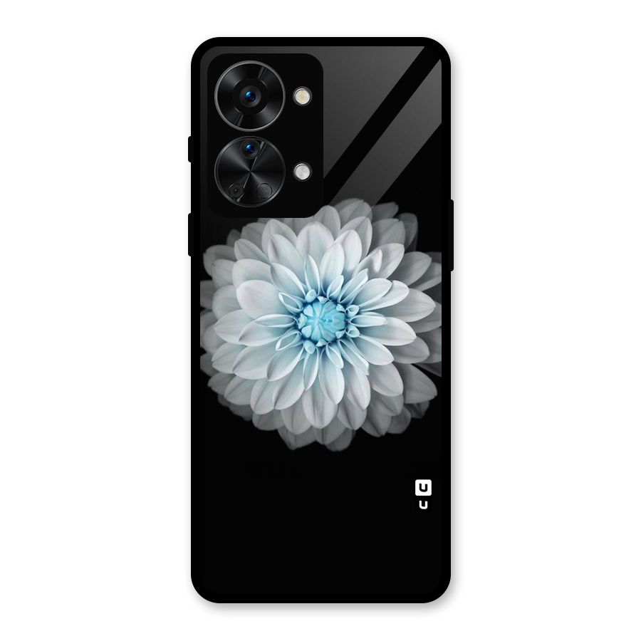 White Bloom Glass Back Case for OnePlus Nord 2T