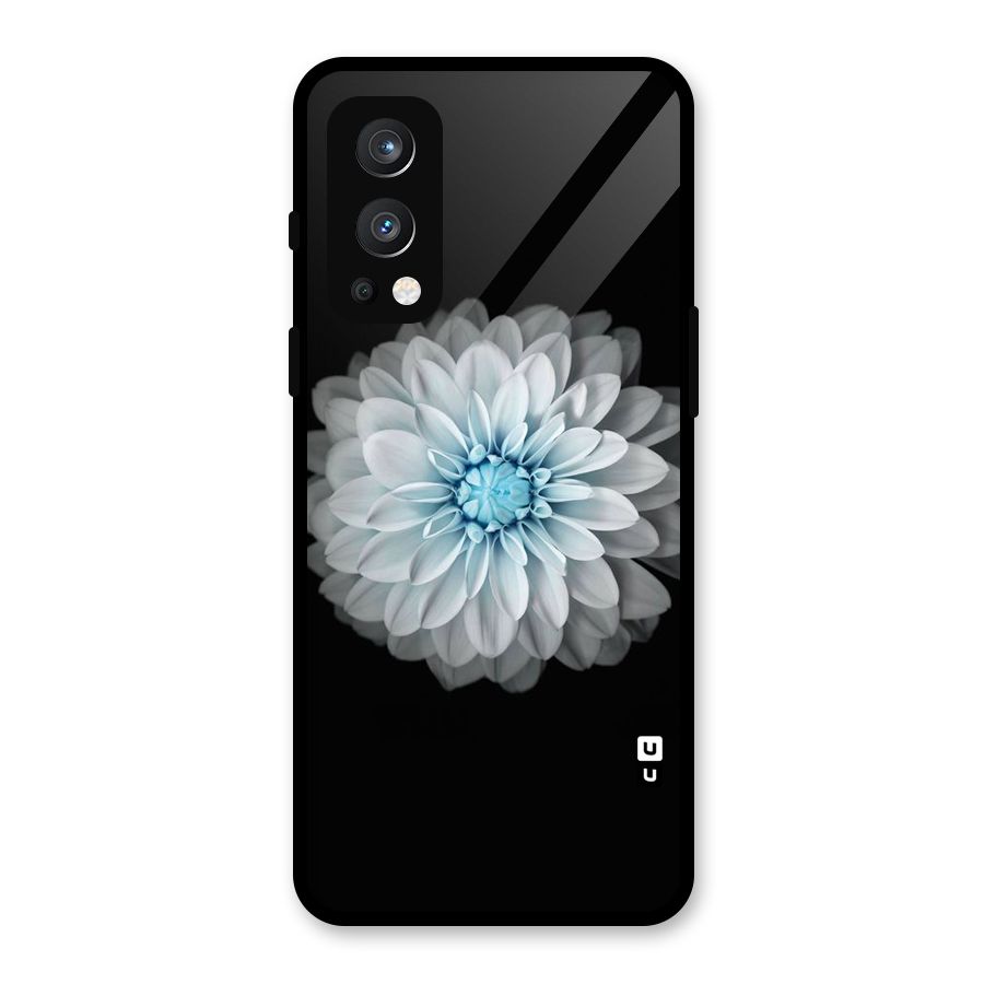 White Bloom Glass Back Case for OnePlus Nord 2 5G