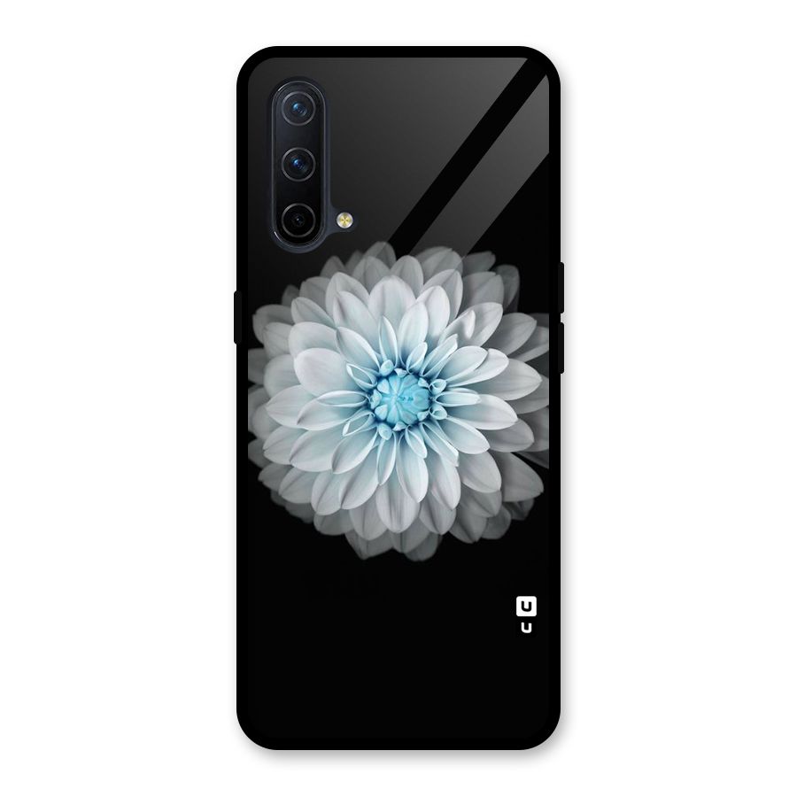 White Bloom Glass Back Case for OnePlus Nord CE 5G