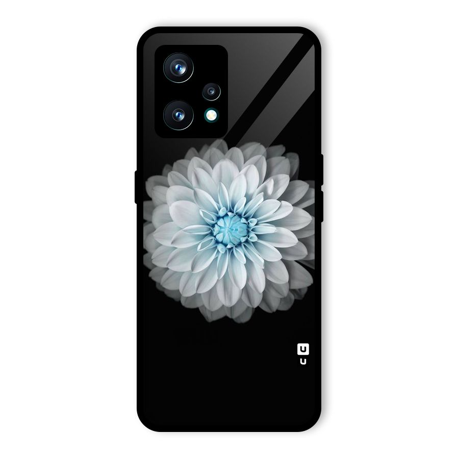 White Bloom Glass Back Case for Realme 9 Pro Plus 5G