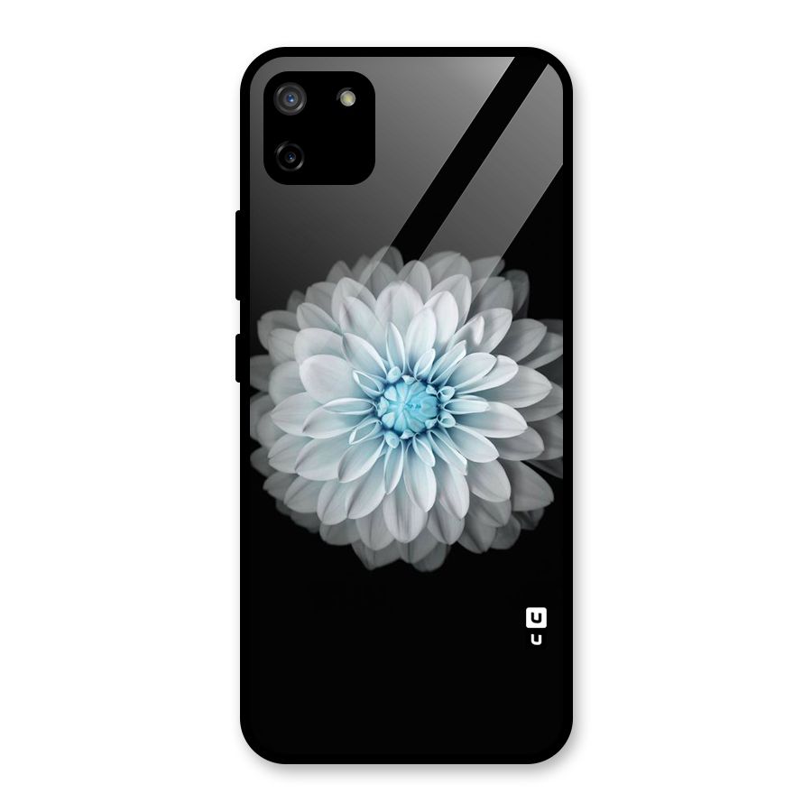 White Bloom Glass Back Case for Realme C11