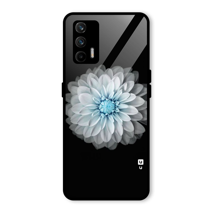 White Bloom Glass Back Case for Realme GT 5G