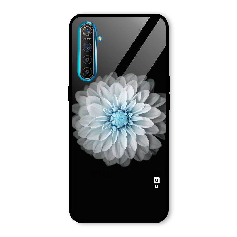 White Bloom Glass Back Case for Realme X2