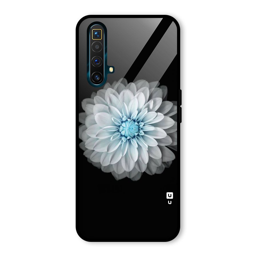 White Bloom Glass Back Case for Realme X3