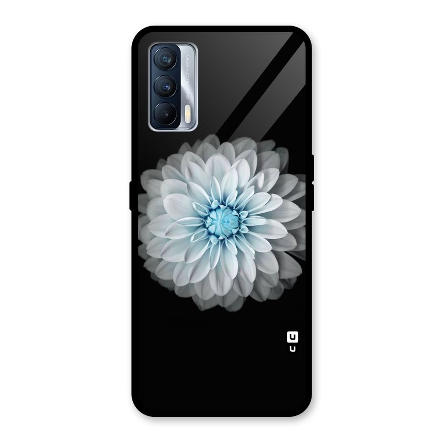 White Bloom Glass Back Case for Realme X7