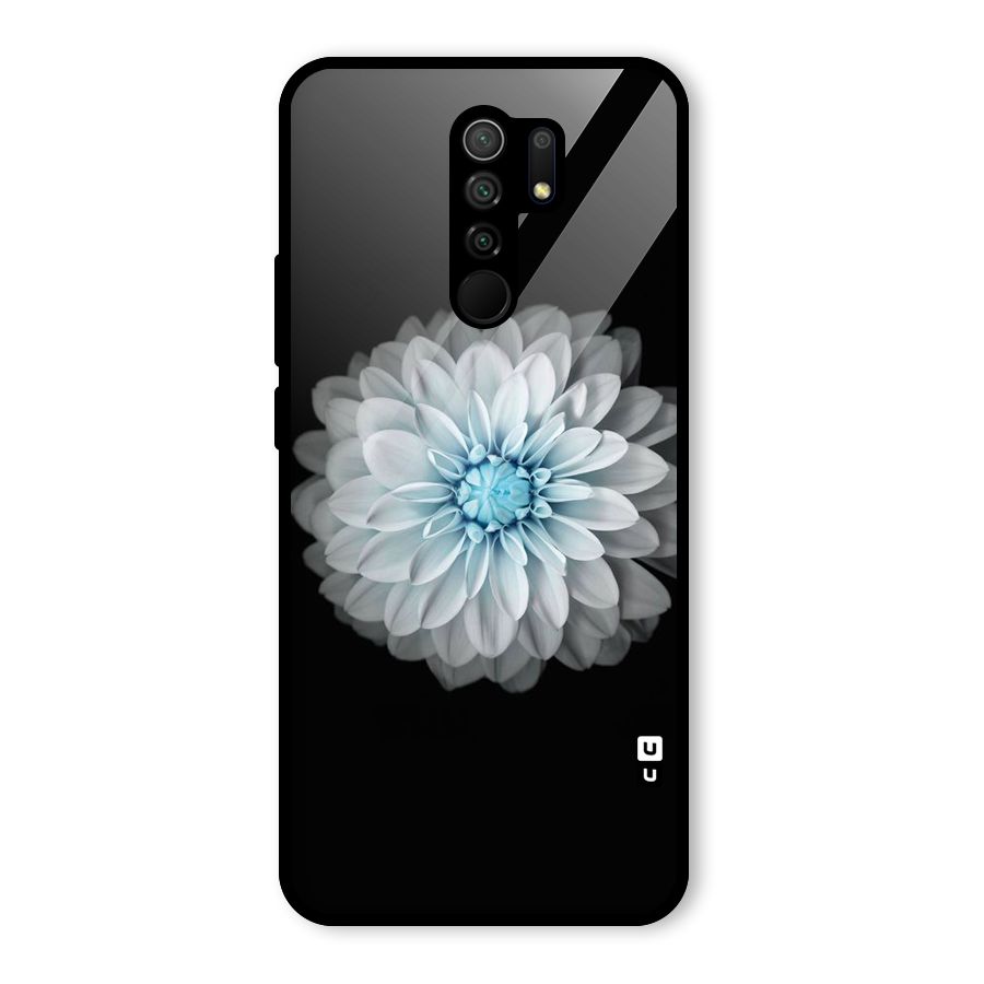 White Bloom Glass Back Case for Redmi 9 Prime
