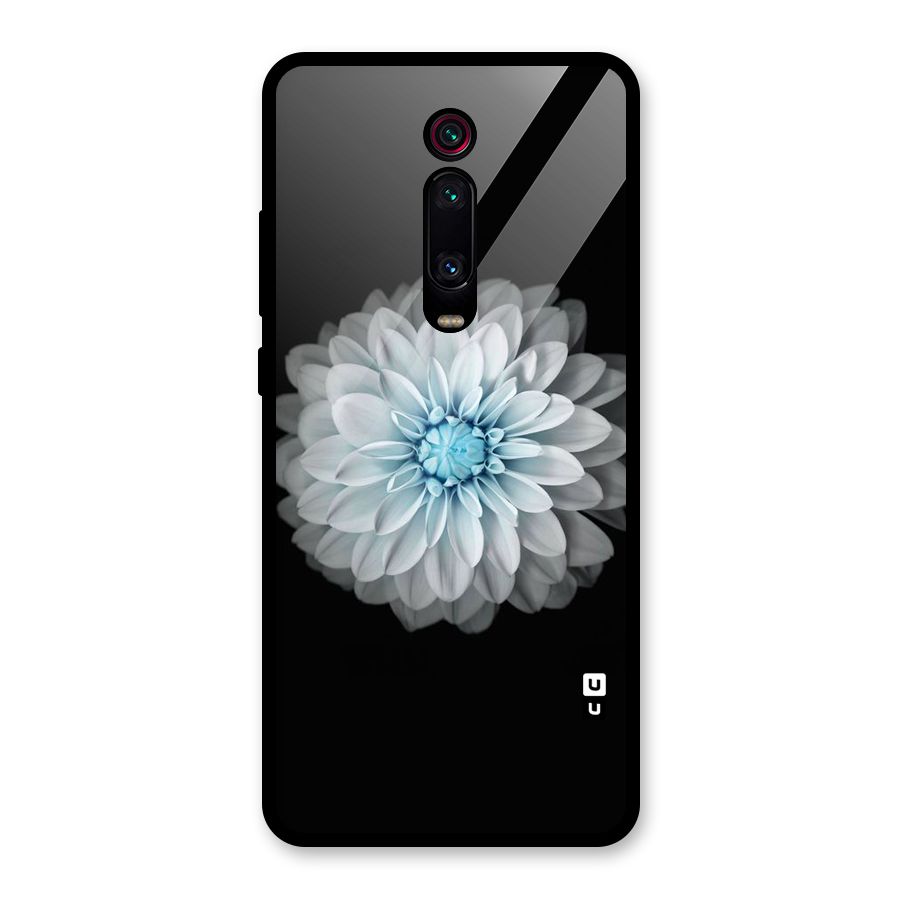 White Bloom Glass Back Case for Redmi K20