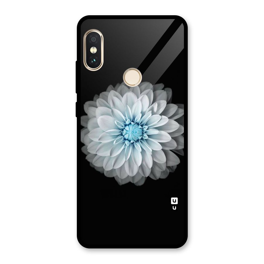 White Bloom Glass Back Case for Redmi Note 5 Pro