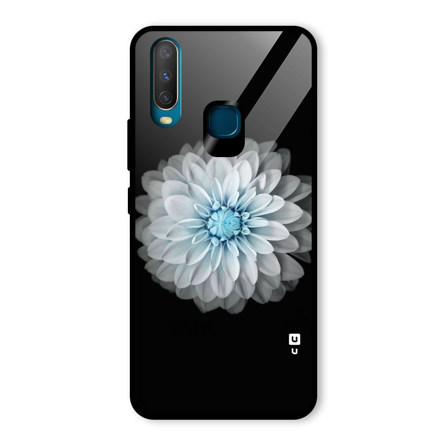 White Bloom Glass Back Case for Vivo U10