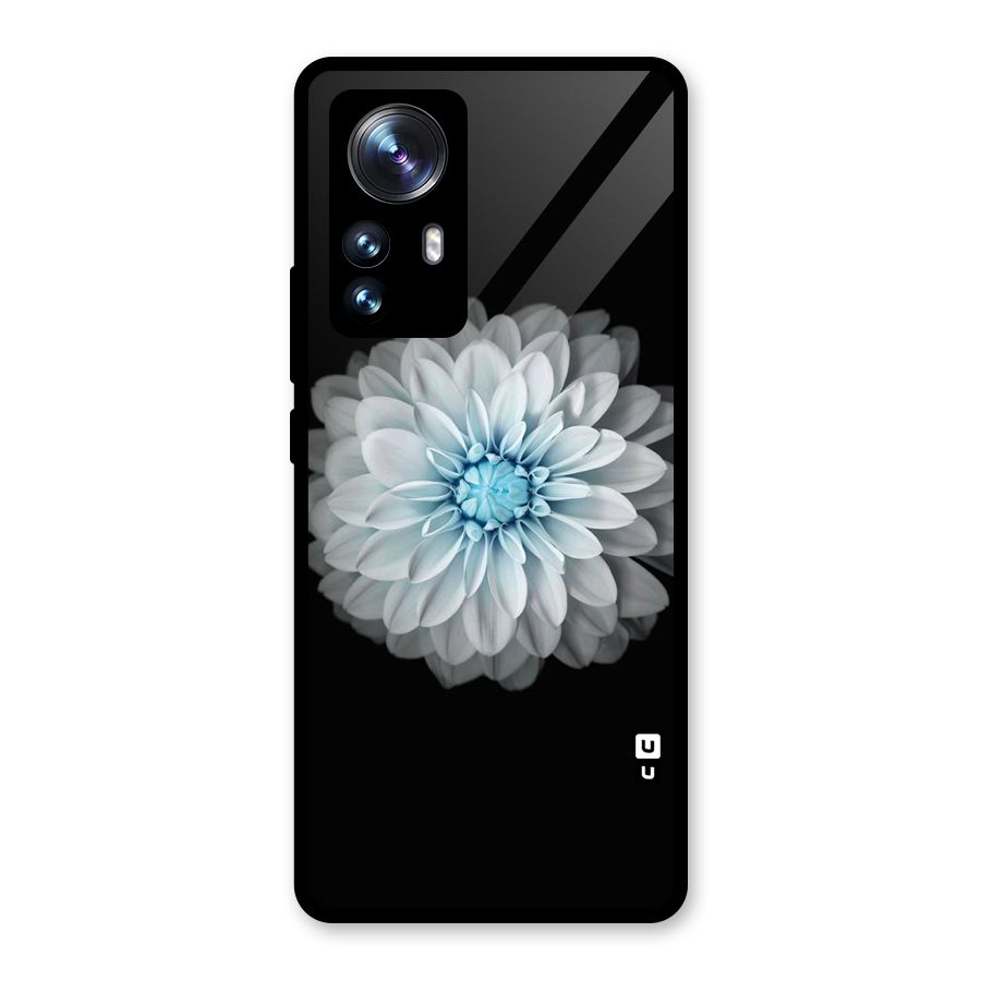 White Bloom Glass Back Case for Xiaomi 12 Pro