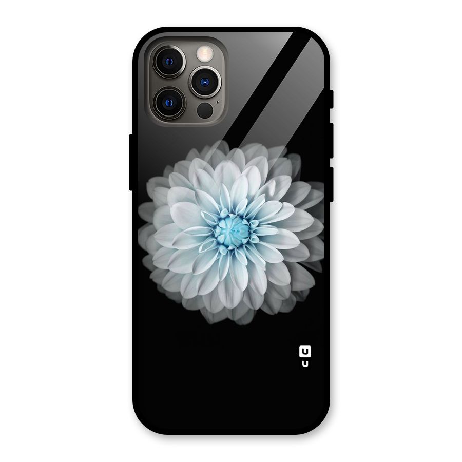 White Bloom Glass Back Case for iPhone 12 Pro
