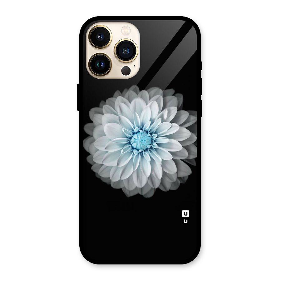 White Bloom Glass Back Case for iPhone 13 Pro Max