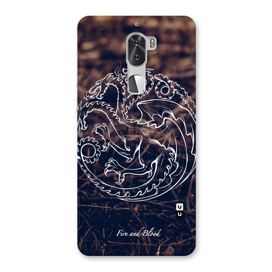 White Circle Back Case for Coolpad Cool 1
