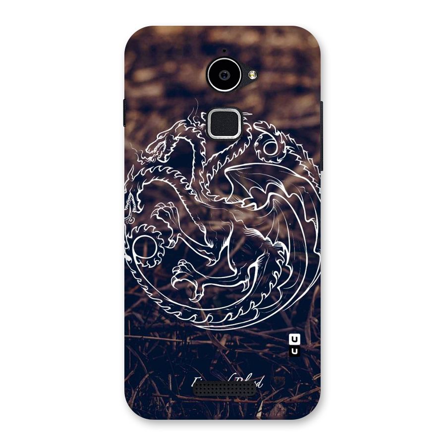 White Circle Back Case for Coolpad Note 3 Lite