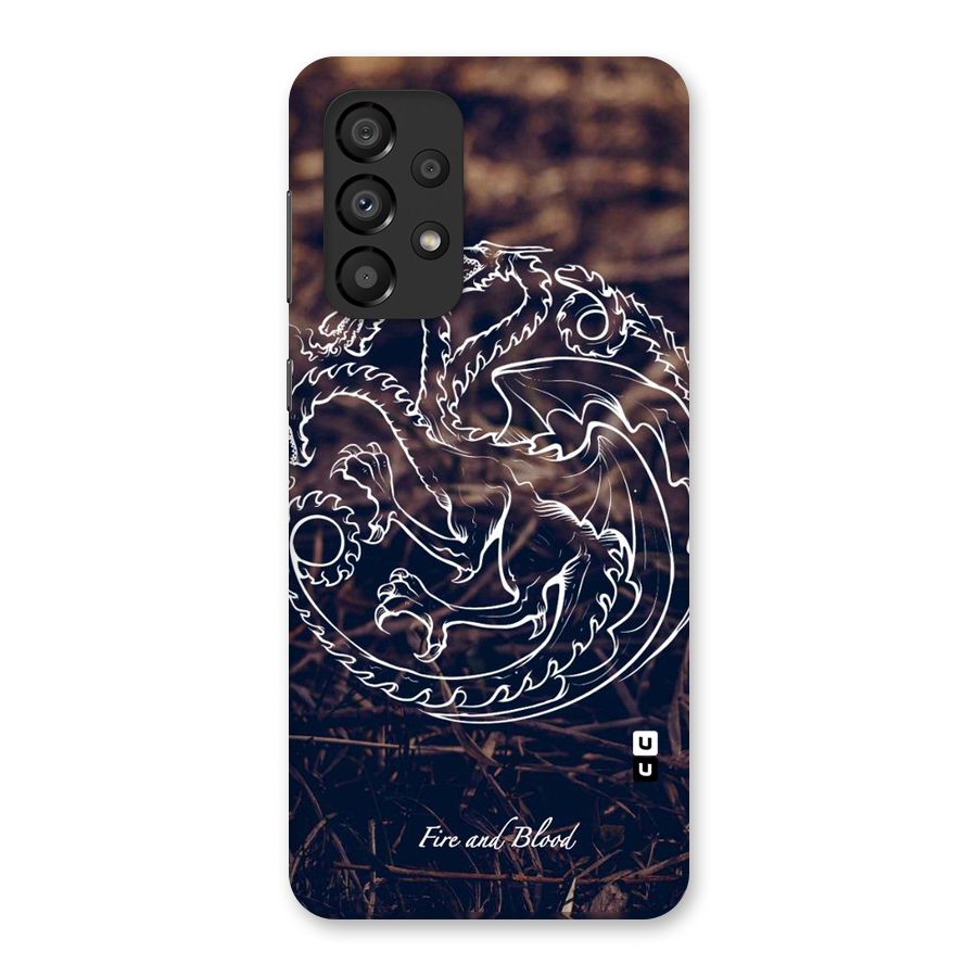 White Circle Back Case for Galaxy A33 5G