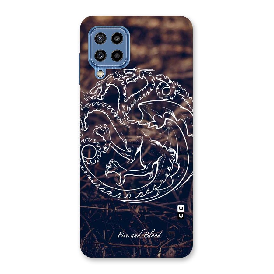White Circle Back Case for Galaxy M32