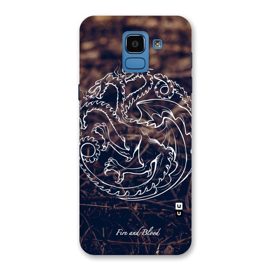 White Circle Back Case for Galaxy On6