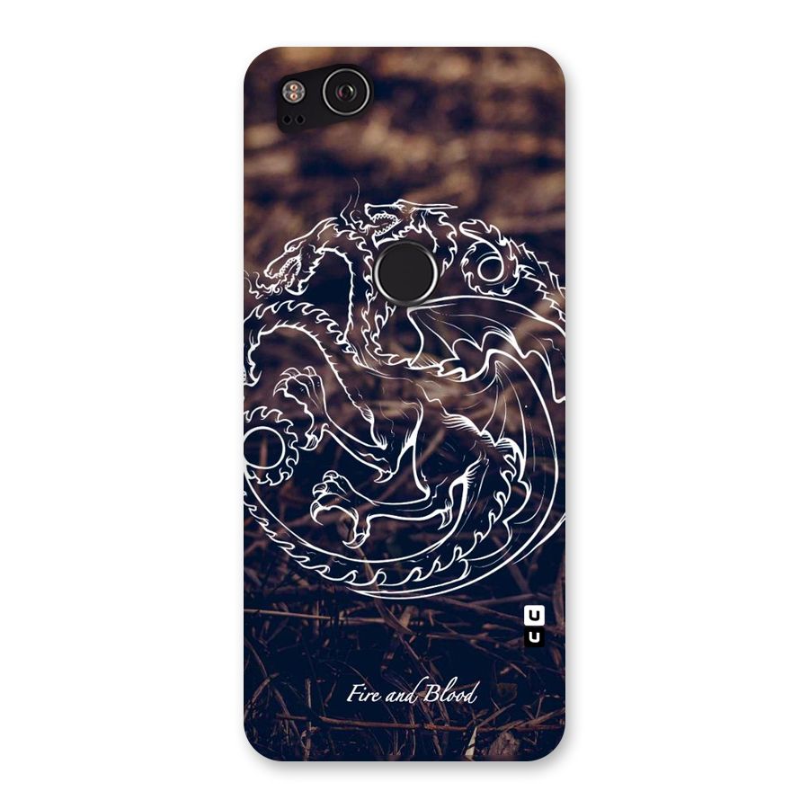 White Circle Back Case for Google Pixel 2