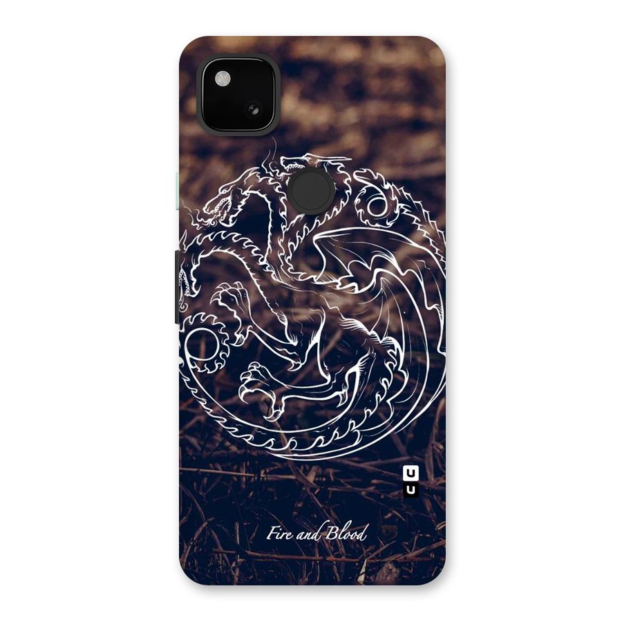 White Circle Back Case for Google Pixel 4a