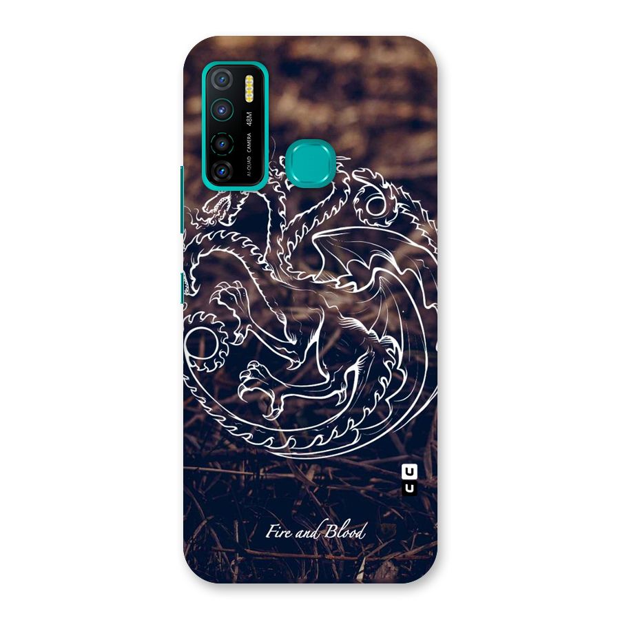 White Circle Back Case for Infinix Hot 9 Pro