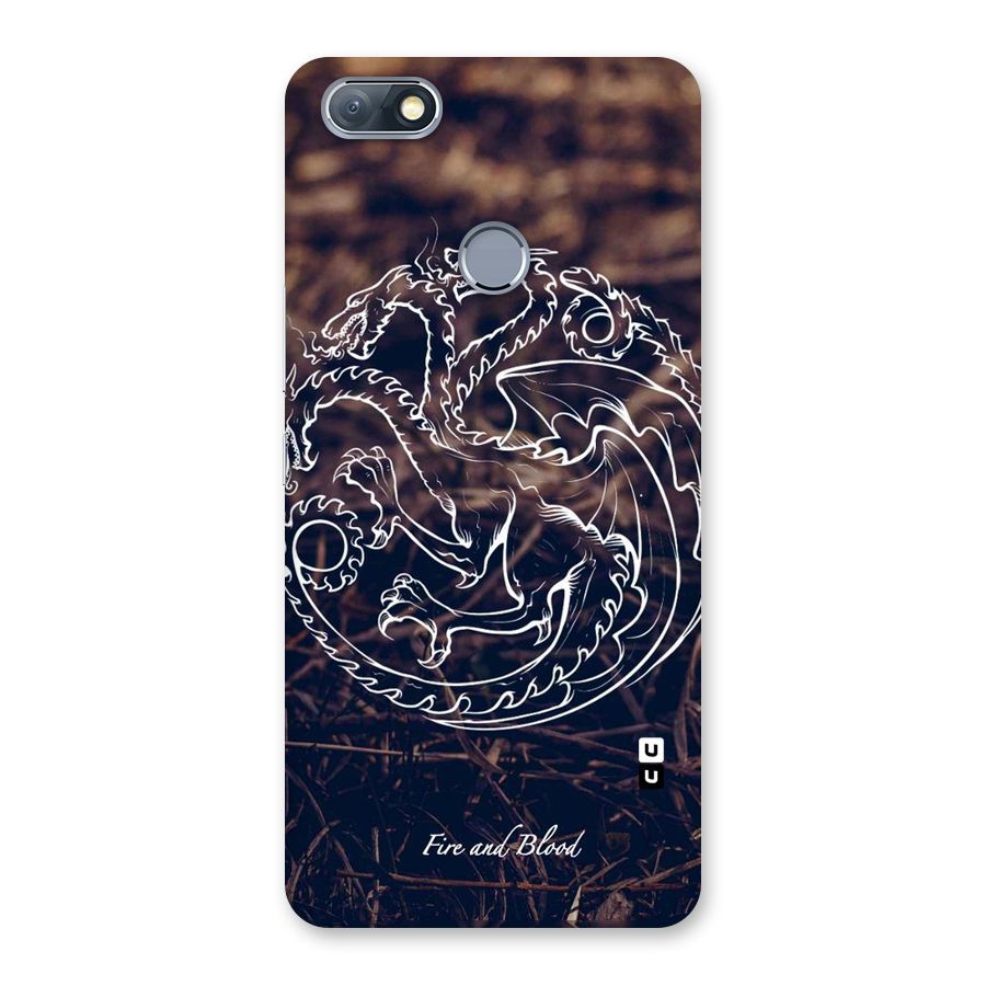White Circle Back Case for Infinix Note 5