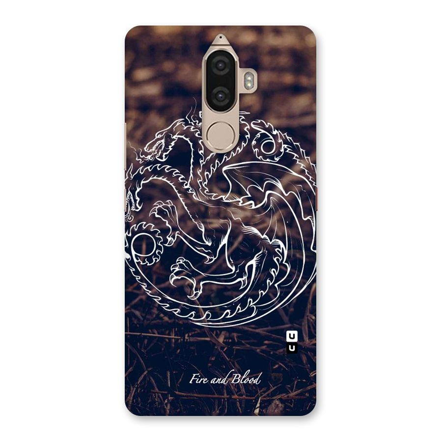 White Circle Back Case for Lenovo K8 Note