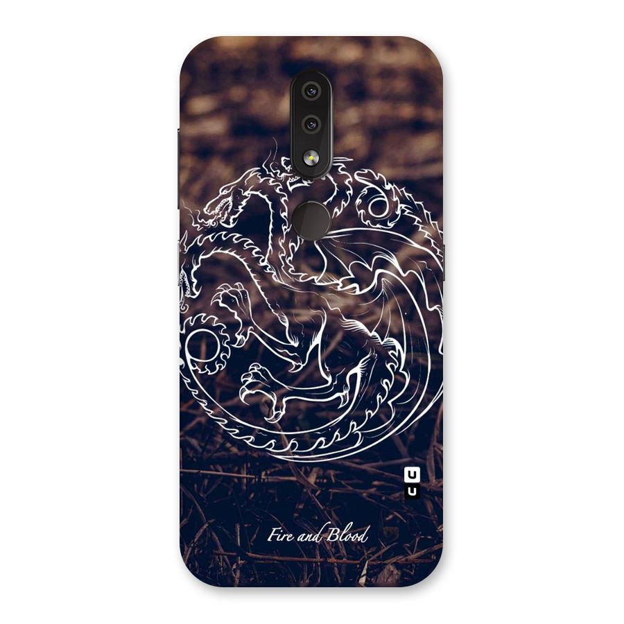 White Circle Back Case for Nokia 4.2