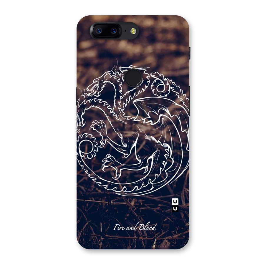 White Circle Back Case for OnePlus 5T