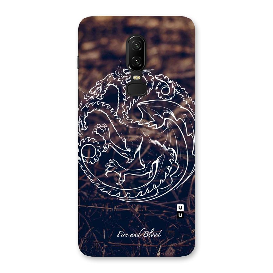 White Circle Back Case for OnePlus 6