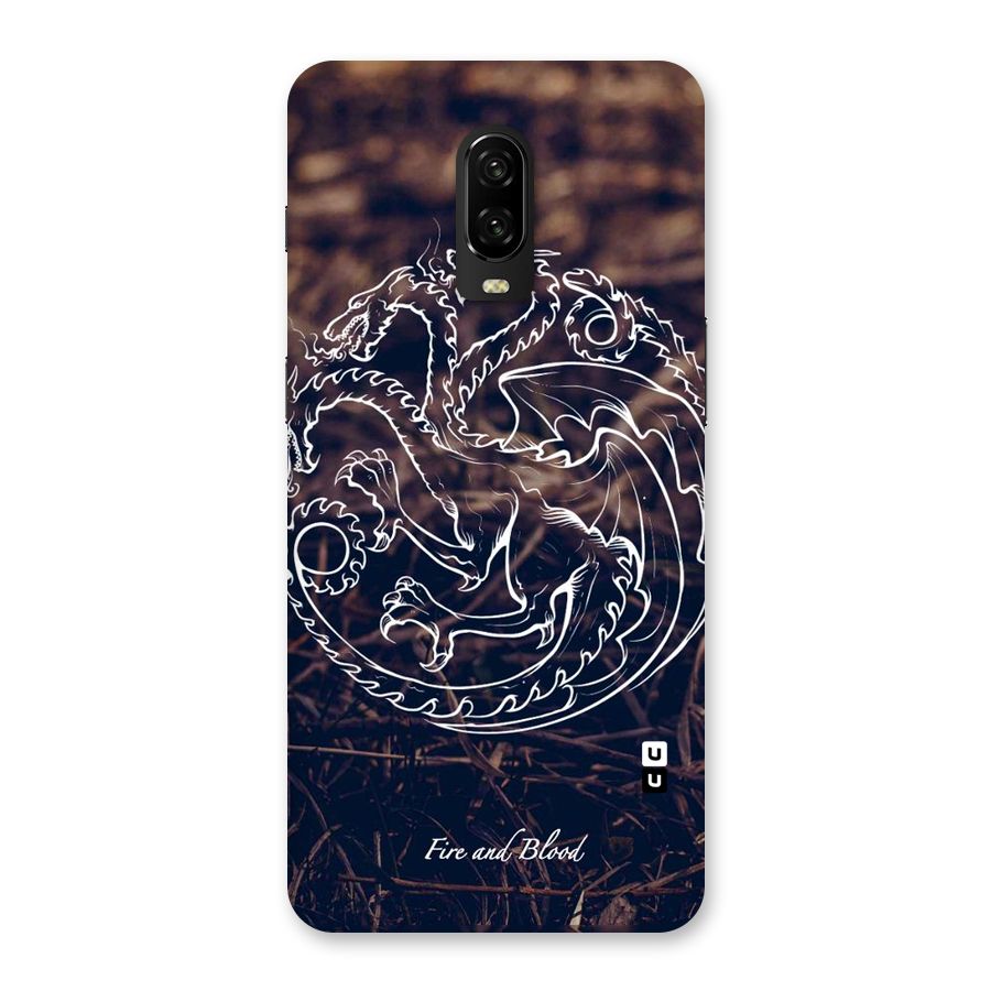 White Circle Back Case for OnePlus 6T