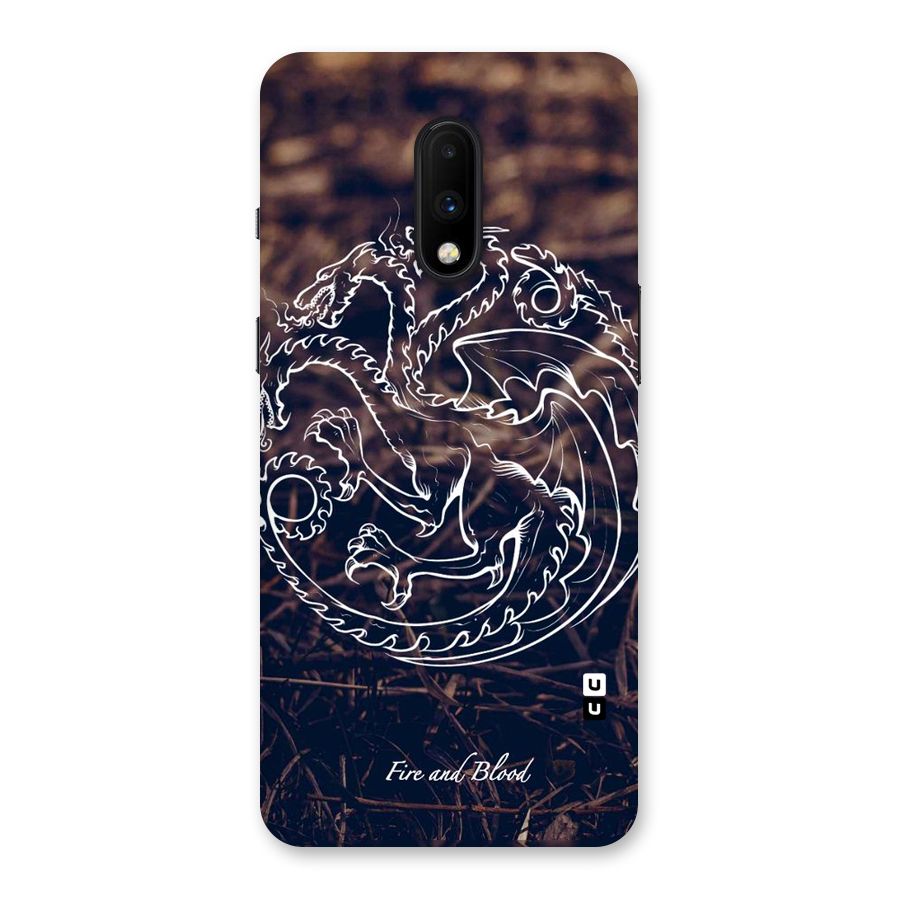 White Circle Back Case for OnePlus 7