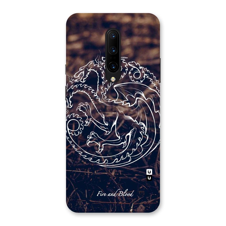 White Circle Back Case for OnePlus 7 Pro