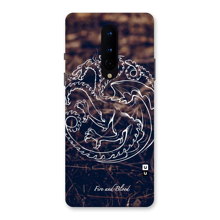 White Circle Back Case for OnePlus 8