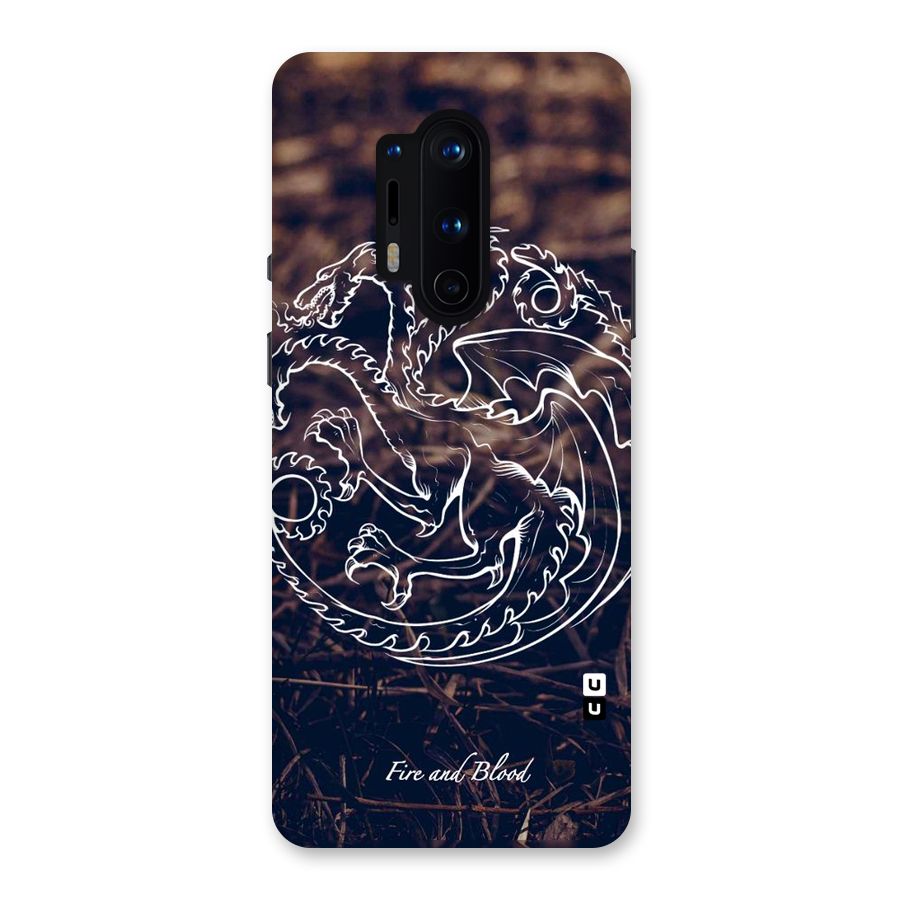 White Circle Back Case for OnePlus 8 Pro