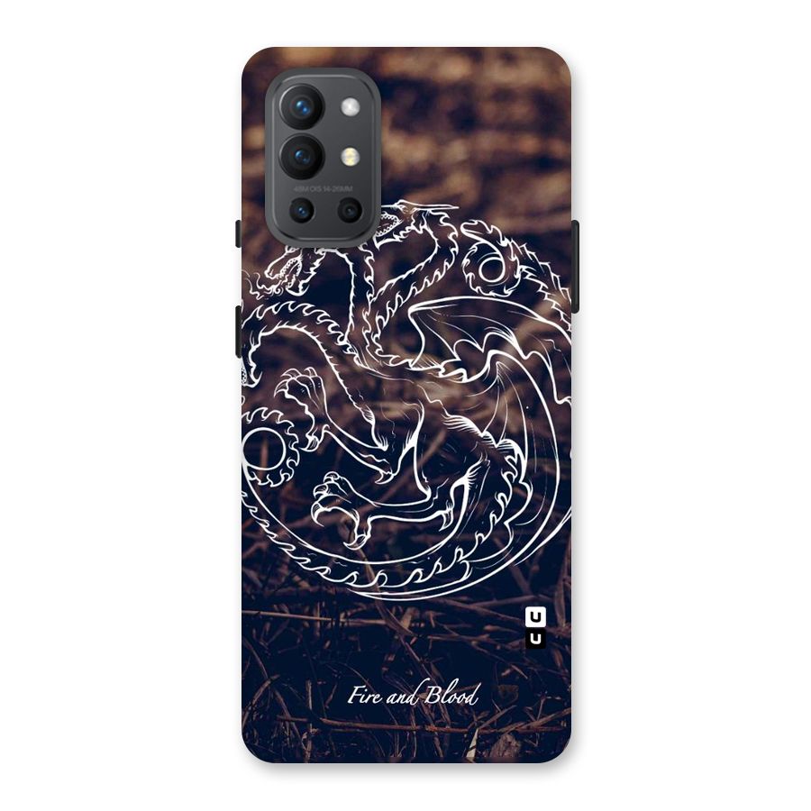 White Circle Back Case for OnePlus 9R