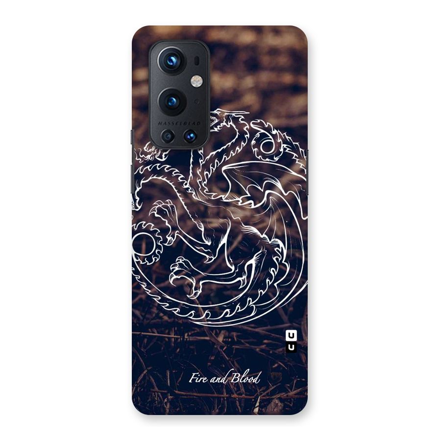 White Circle Back Case for OnePlus 9 Pro