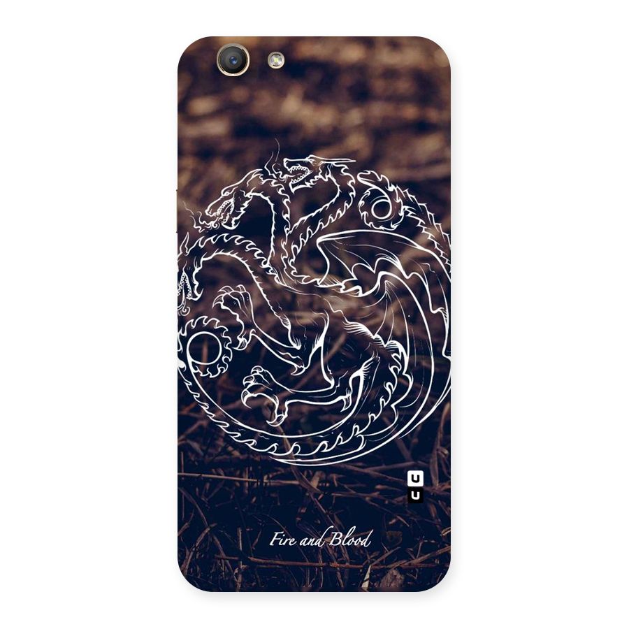 White Circle Back Case for Oppo A59