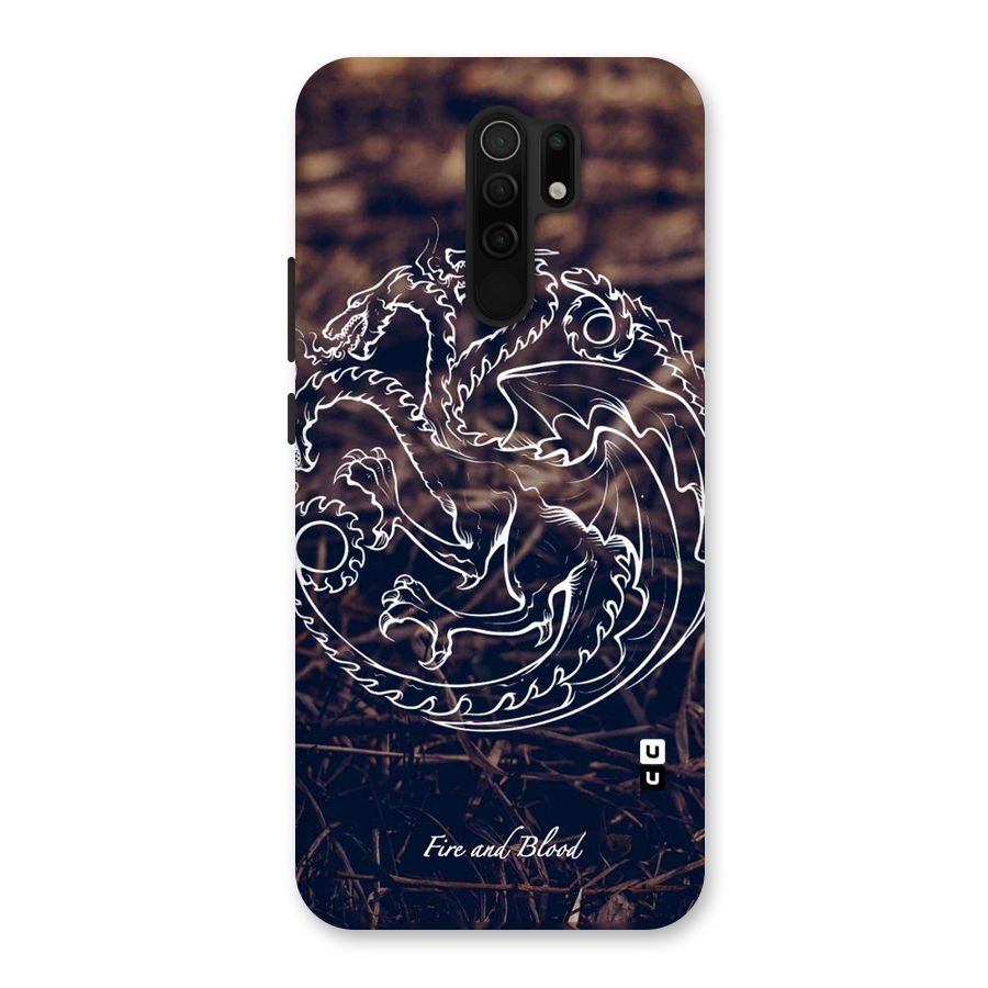 White Circle Back Case for Poco M2