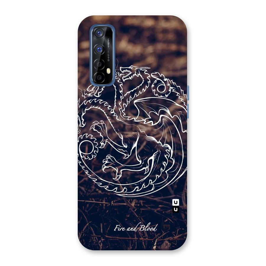 White Circle Back Case for Realme 7