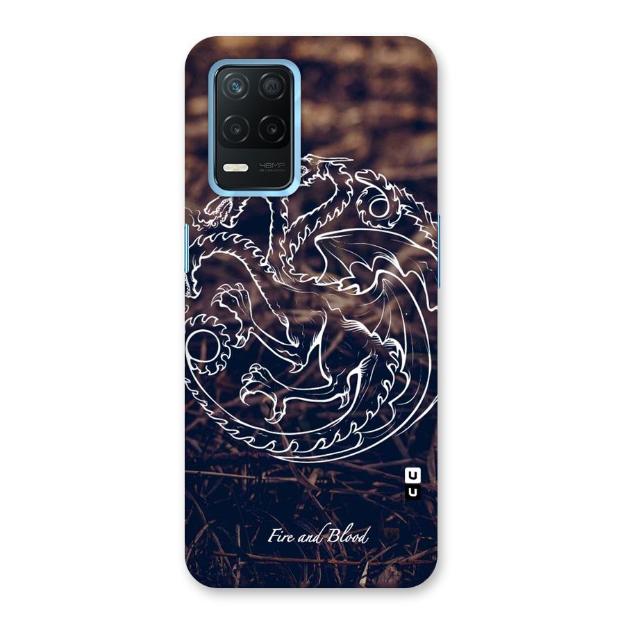 White Circle Back Case for Realme 8 5G