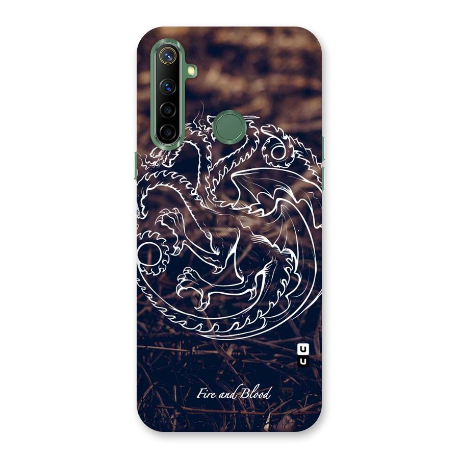 White Circle Back Case for Realme Narzo 10