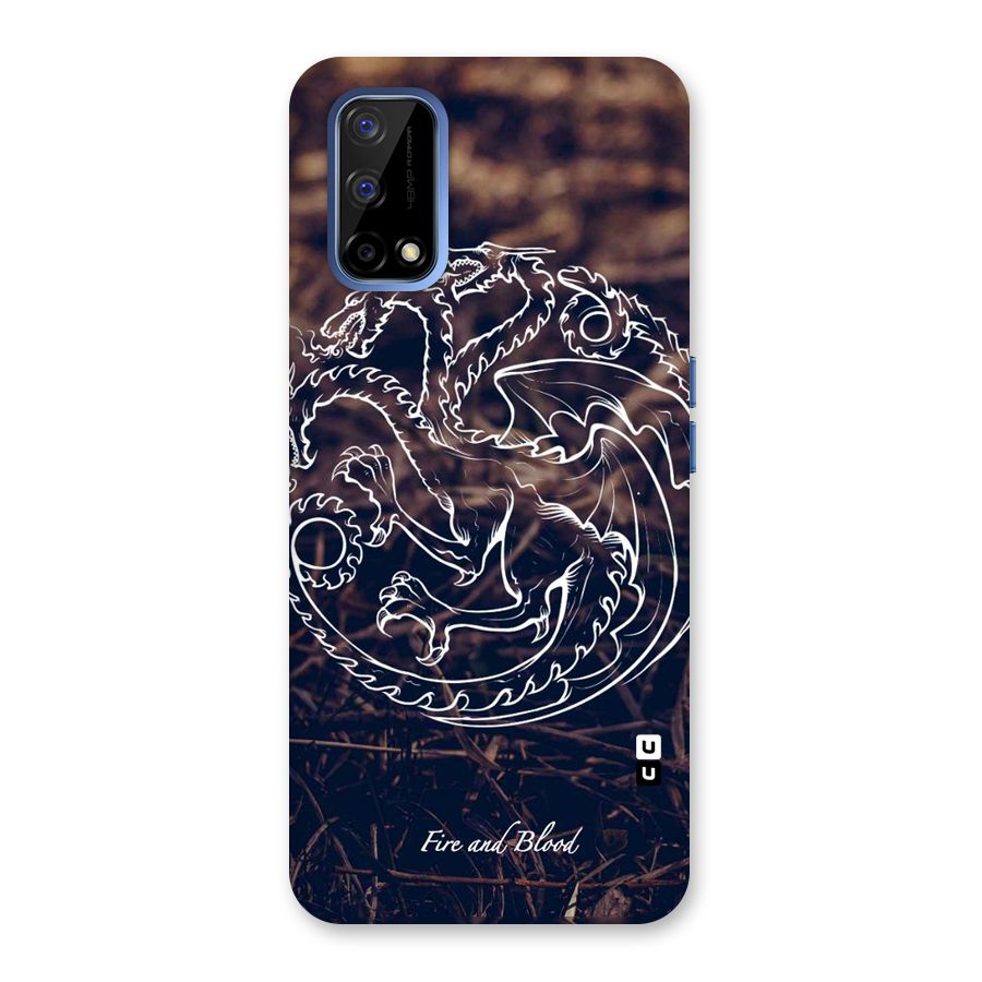 White Circle Back Case for Realme Narzo 30 Pro