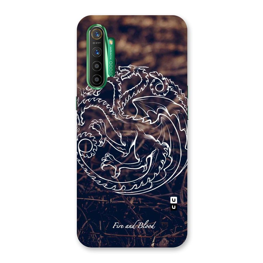 White Circle Back Case for Realme X2