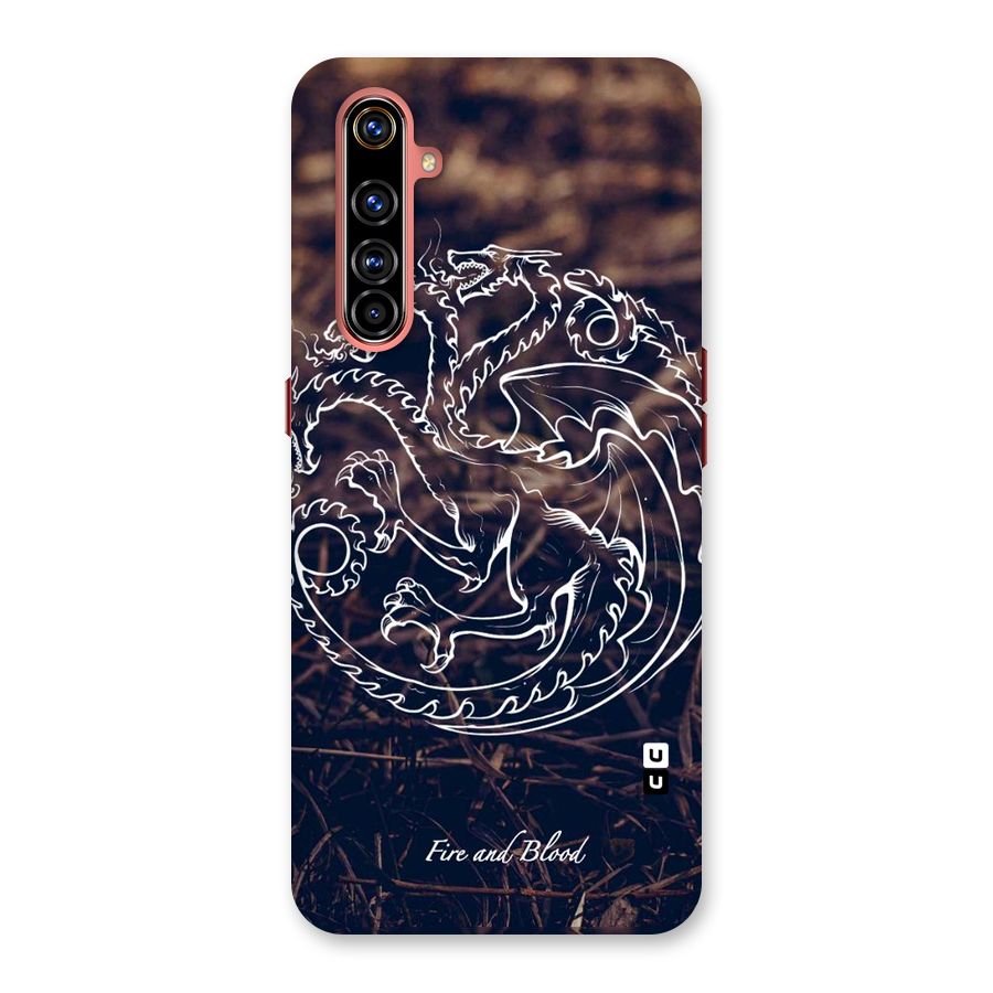 White Circle Back Case for Realme X50 Pro