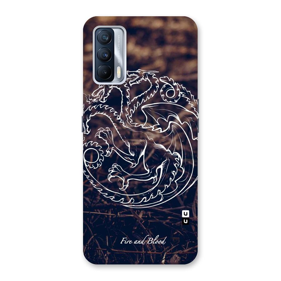 White Circle Back Case for Realme X7